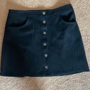 Express Mini Corduroy Black Skirt- size 6